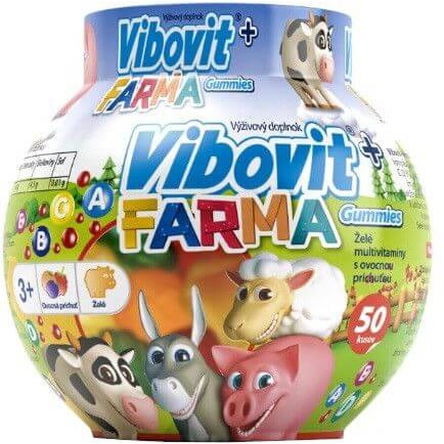 Vibovit + Farma Gummies fruit flavored jelly 50 pieces