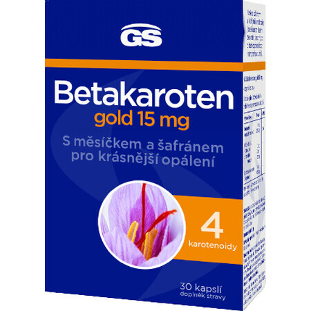 GS Beta caroten aur 15mg 30 capsule