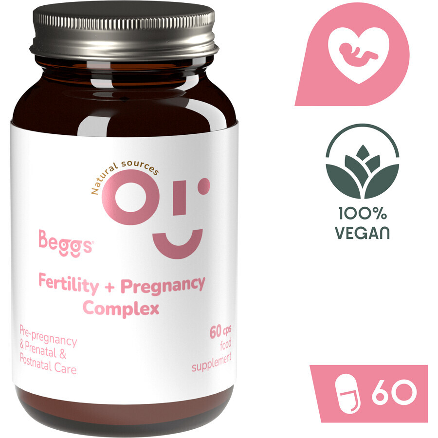 Beggs Fertilidad + Embarazo Complejo 60 cápsulas