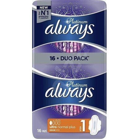 Always Platinum Ultra Normal Pads Duopack 16 pz.