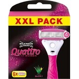 Wilkinson Sword Quattro Cabezales de recambio para mujer 6 piezas