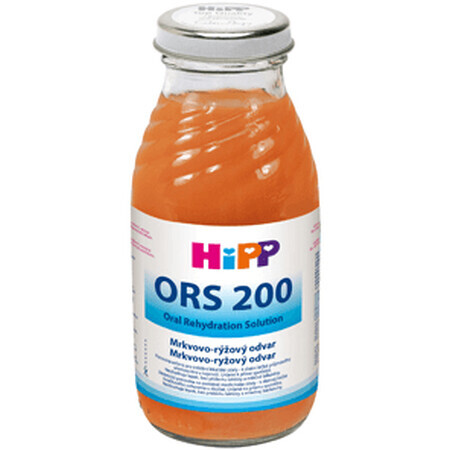 HiPP HIiP ORS 200 Decocción de arroz y zanahoria alimento dietético 200 ml