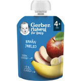 Gerber Natural Plátano Manzana 4m+ 90 g