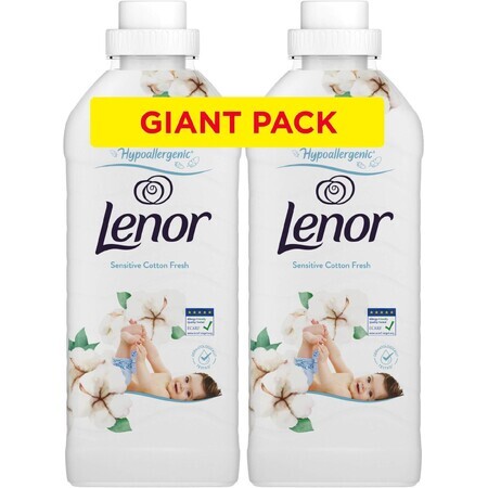 Lenor Cotton fresh Weichspüler 2 x 1200 ml