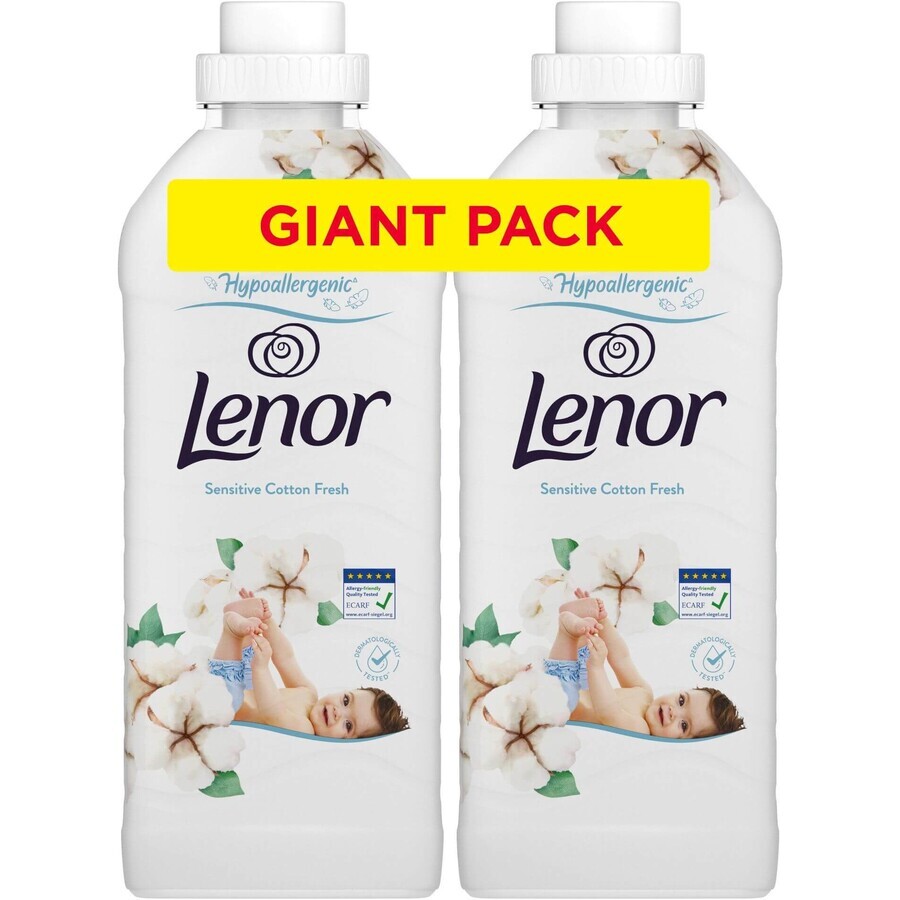 Lenor Cotton fresh Weichspüler 2 x 1200 ml