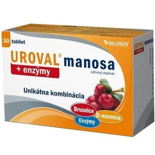 Walmark UROVAL manosa + enzimas 30 comprimidos