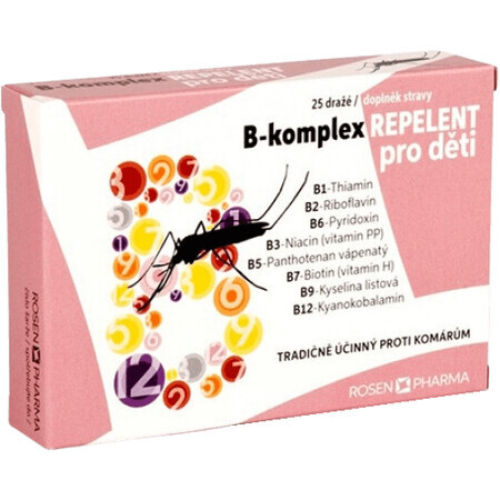 Rosen Pharma B-complex REPELLENT para niños 25 comprimidos