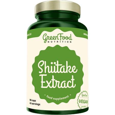 GreenFood Nutrition Extracto de Shiitake 120 cápsulas