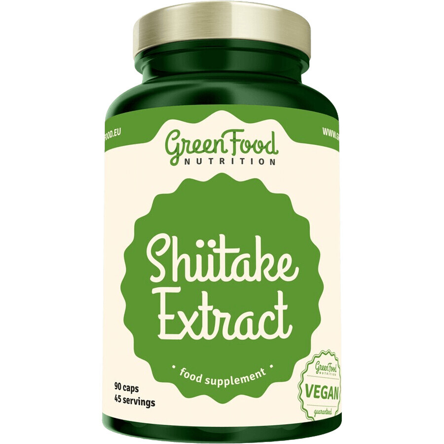 GreenFood Nutrition Extracto de Shiitake 120 cápsulas