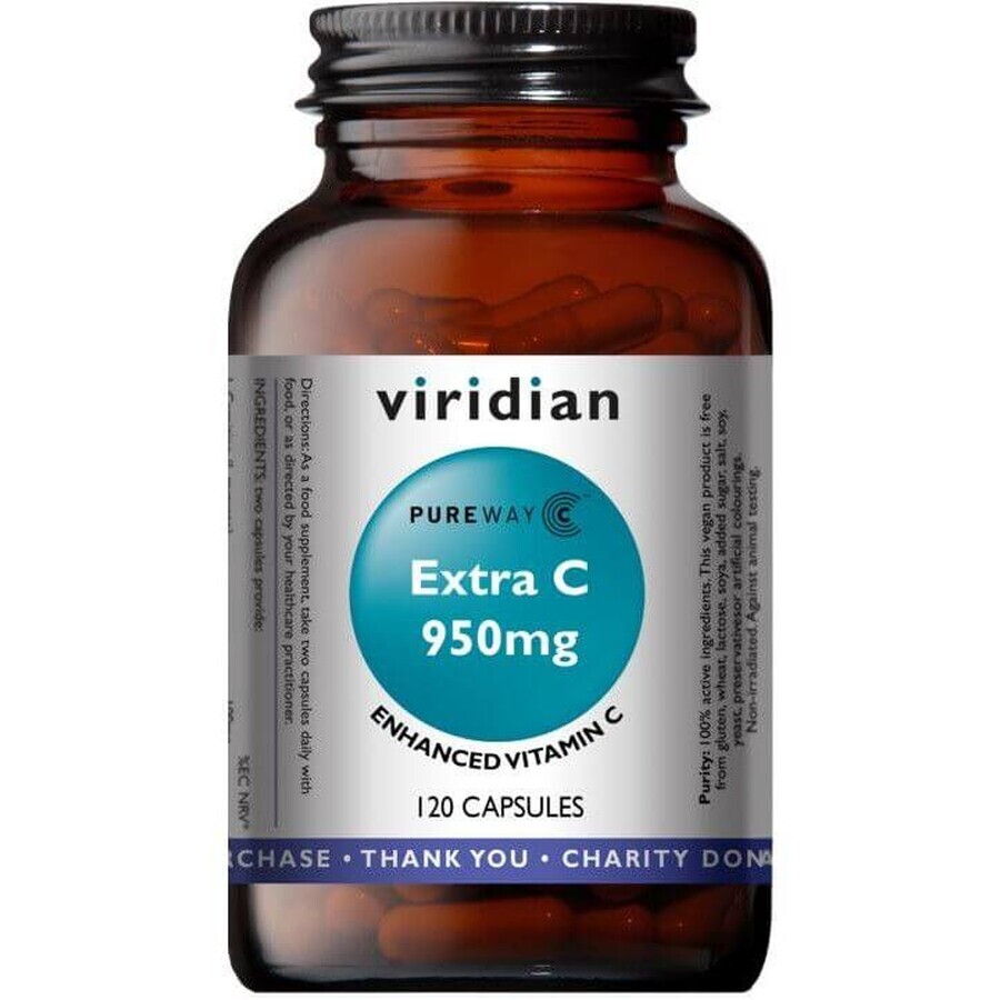 Viridian Extra C 950mg 120 Kapseln