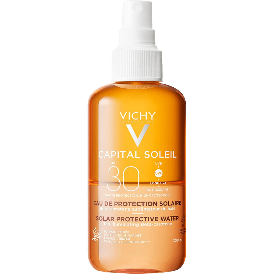 Vichy Capital Soleil Beschermende spray met bètacaroteen SPF 30, 200 ml