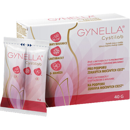 Gynella Cystilab bustina da due pezzi 10 x 4 g