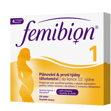 Femibion 1 Planning en de eerste weken van de zwangerschap 28 tabletten