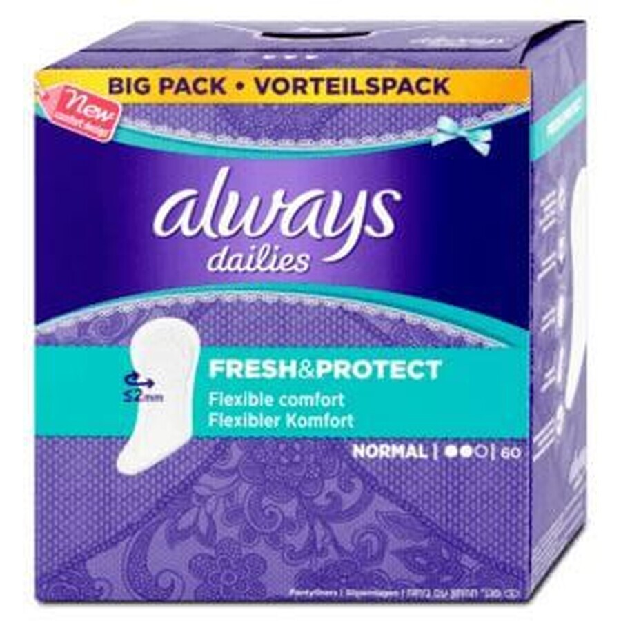 Always Fresh&Protect Ropa interior normal 60 unidades