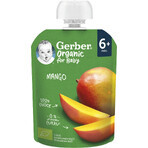 Gerber Organic sachet de mangue 100% BIO 6m+ 16 x 90 g