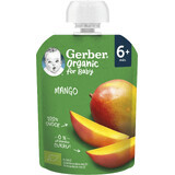 Gerber Bolsa de mango 100% BIO 6m+ 16 x 90 g