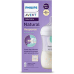 Philips Avent Natural Response Flasche mit AirFree Ventil 260 ml, 1m+ Bär