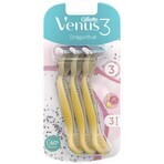 Maquinillas de afeitar Gillette Venus Venus 3 Dragonfruit 3 pcs