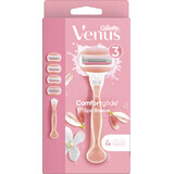 Afeitadora Gillette Venus ComfortGlide Spa Breeze + 4 cabezales de afeitado