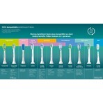 Philips Sonicare Premium Plaque Defence HX9044/17 Tapa de recambio 4 piezas