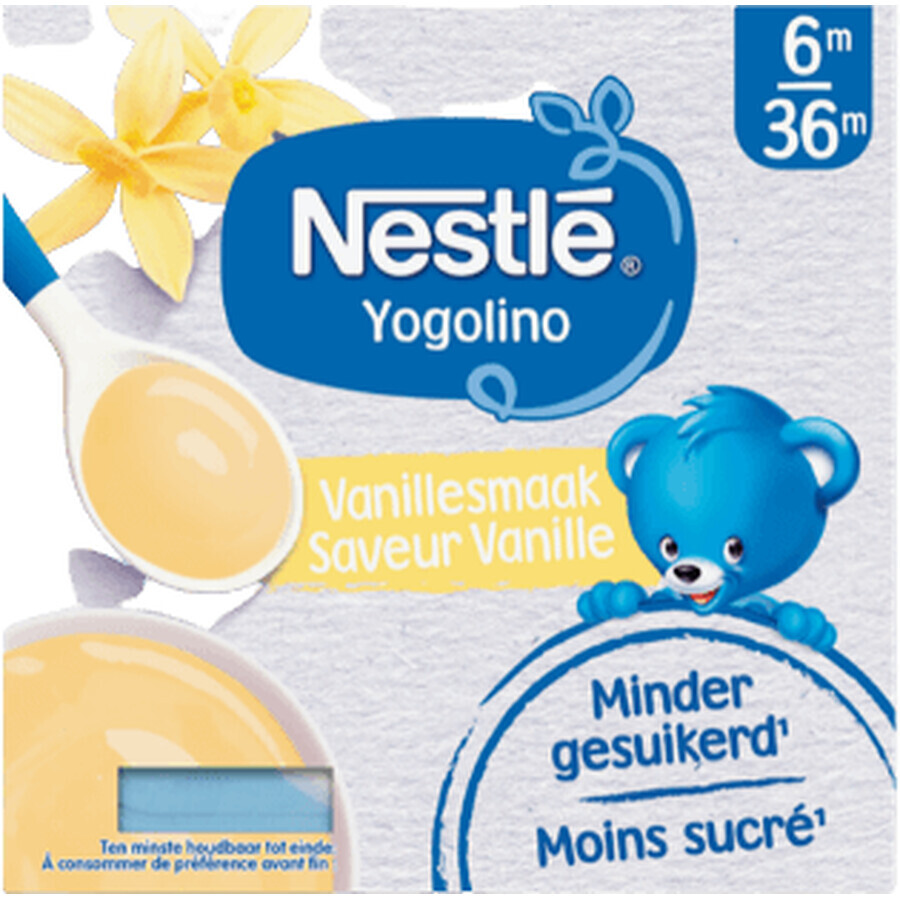 Nestlé Yogolino Postre lácteo sabor vainilla 4 x 100 g