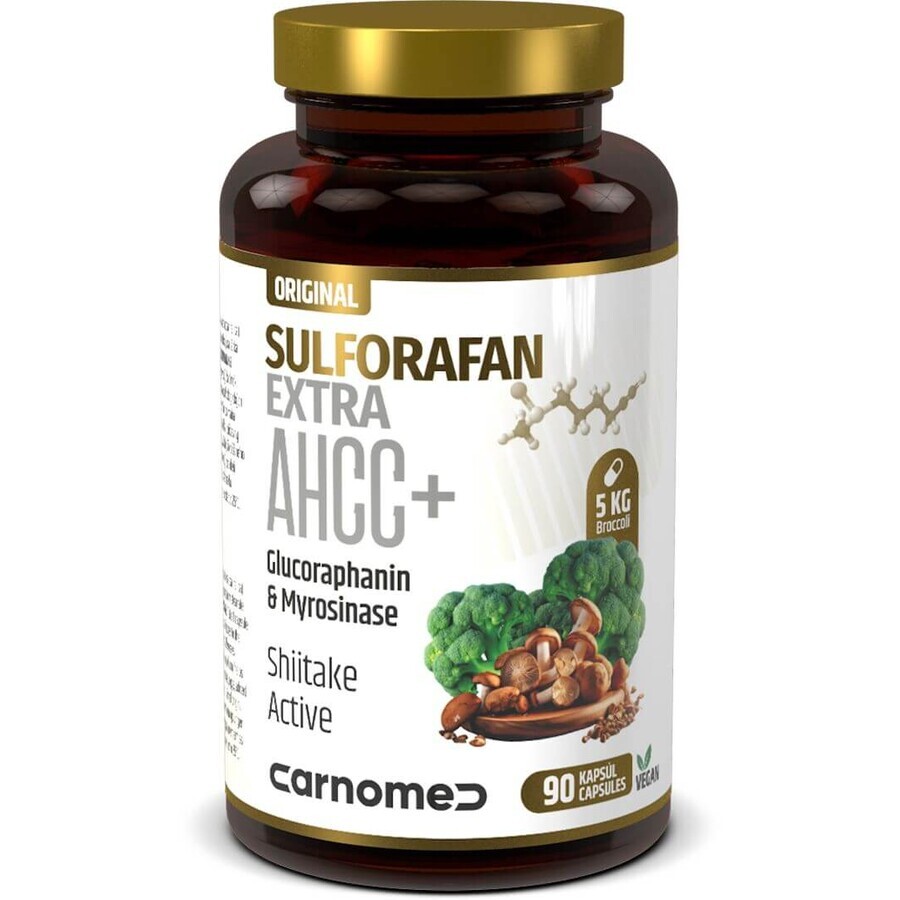 CarnoMed Sulforafano Extra AHCC + 90 cápsulas