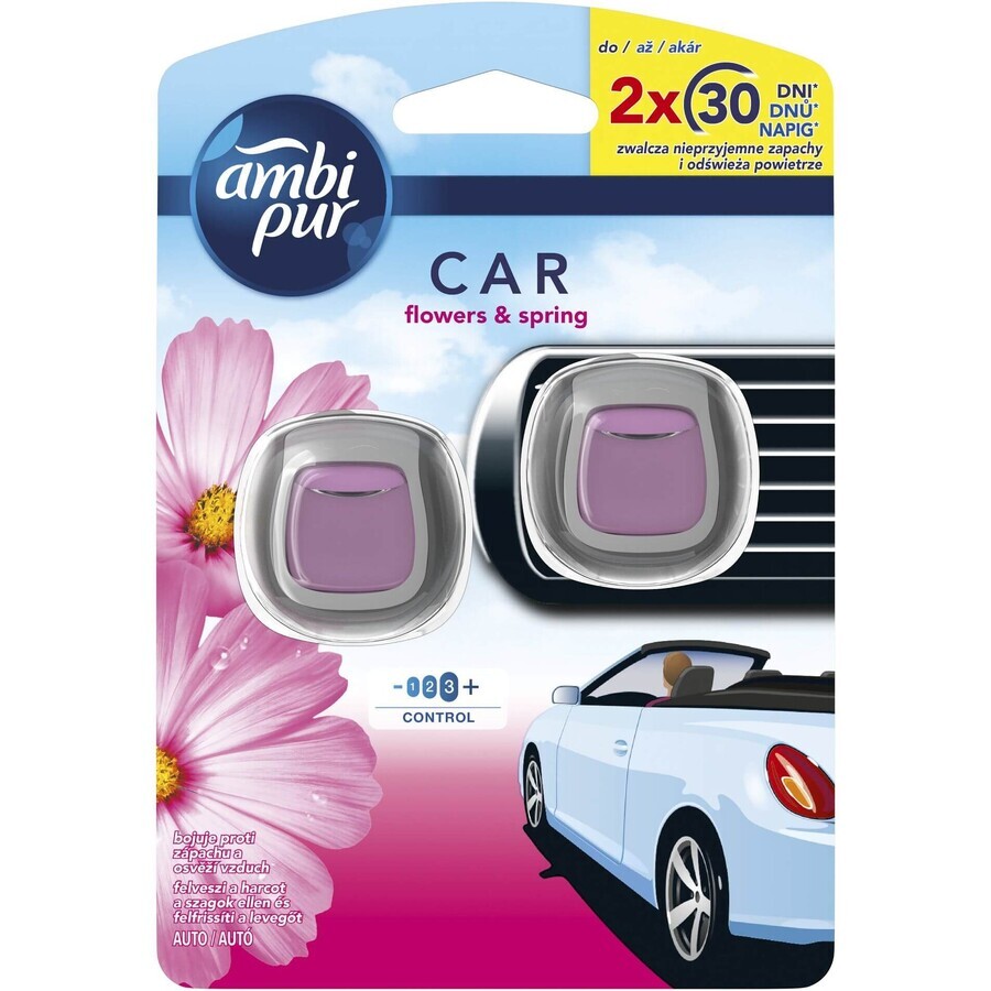 AmbiPur Car Jaguar Flores y Primavera 2 x 2 ml