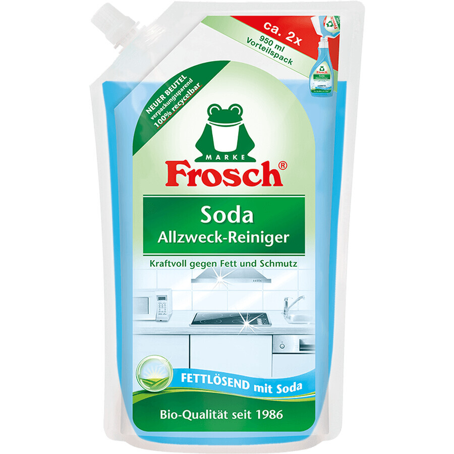 Frosch ECO Limpiador de Cocina con sosa natural - recambio 950 ml