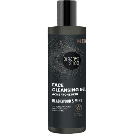 Organic Shop Blackwood und Minze Bio-Reinigungsgel 200 ml