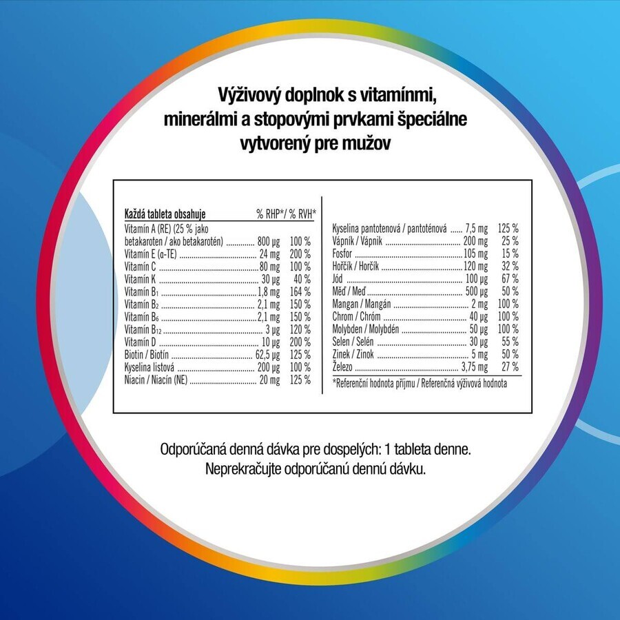 Centrum multivitamínico para hombres 90 comprimidos