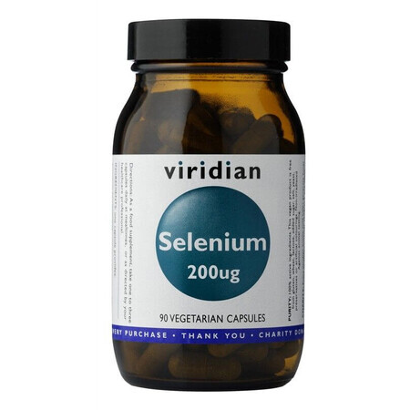 Viridian Selen 200µg, 90 Kapseln