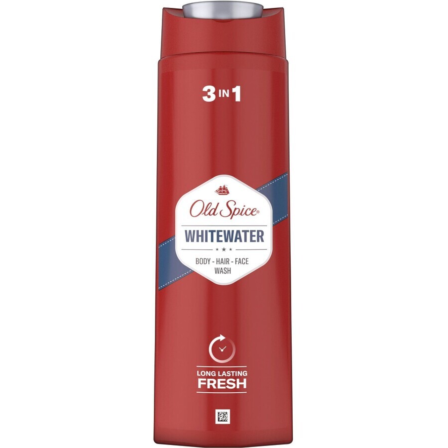 Gel de ducha Old Spice WhiteWater con fragancia fresca 400 ml