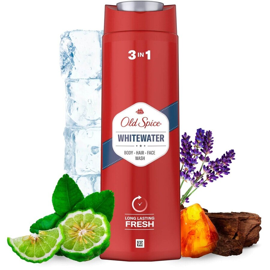 Gel de ducha Old Spice WhiteWater con fragancia fresca 400 ml