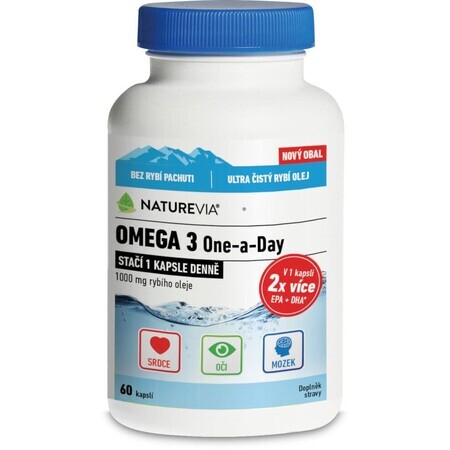 NatureVia Omega 3 One-a-Day 1000 mg 60 capsule