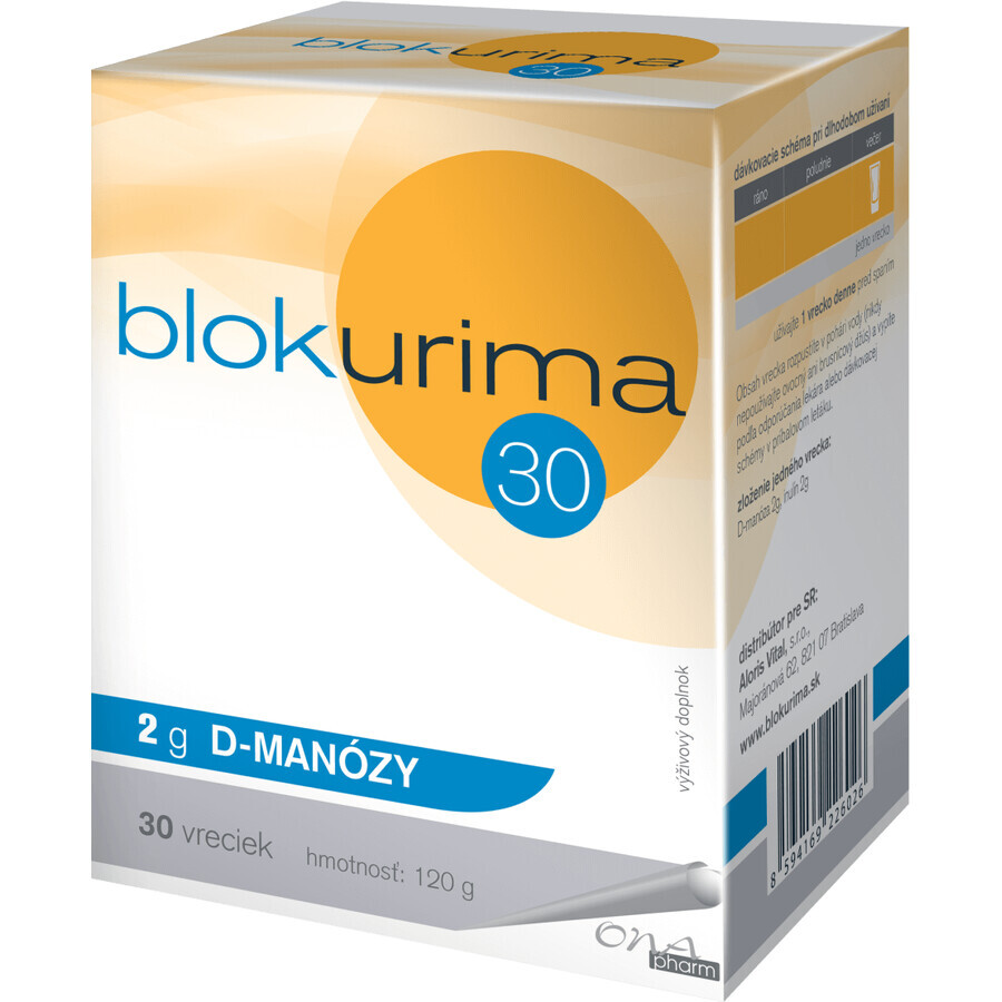 Blokurima 2 g D-MANOSES 30 plicuri