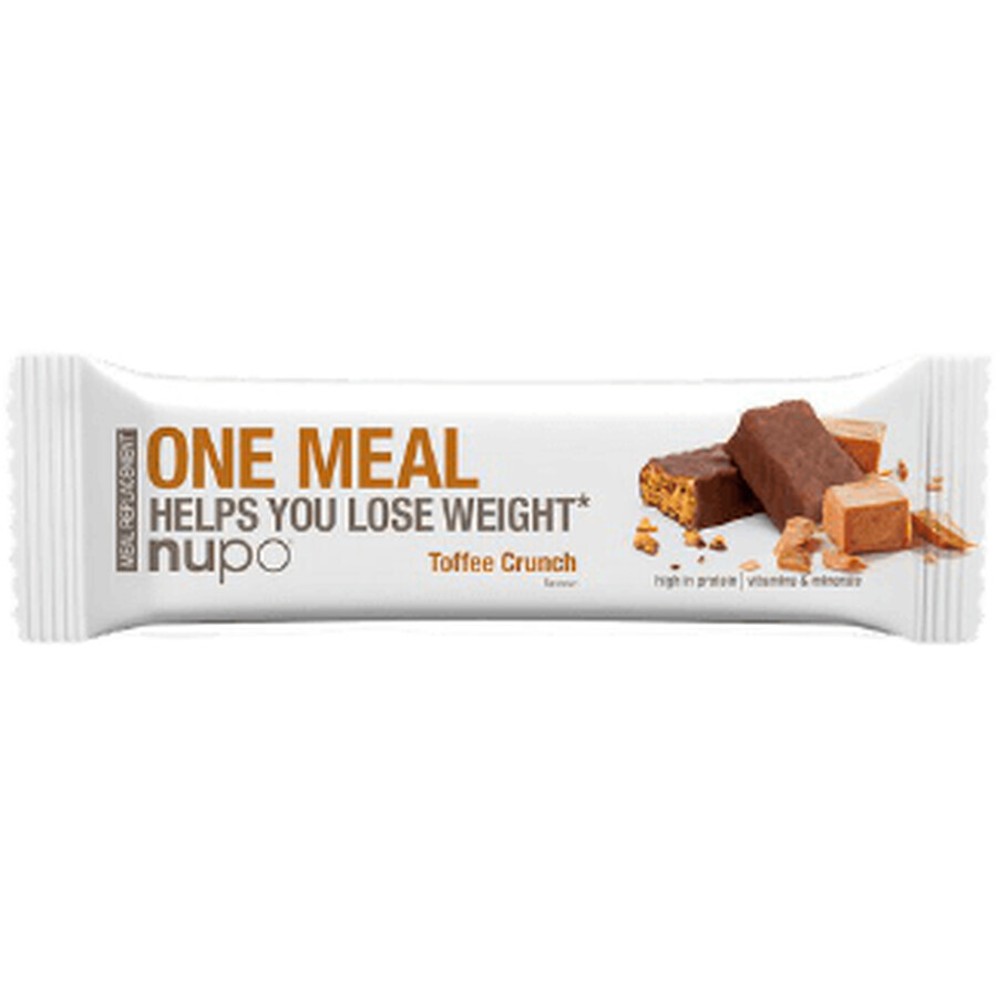 Nupo One Meal Bar - Caramel crocant 60 g