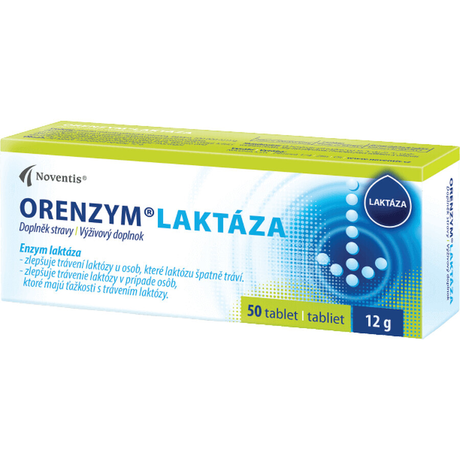 Noventis Orenzym Lactase 50 tabletten