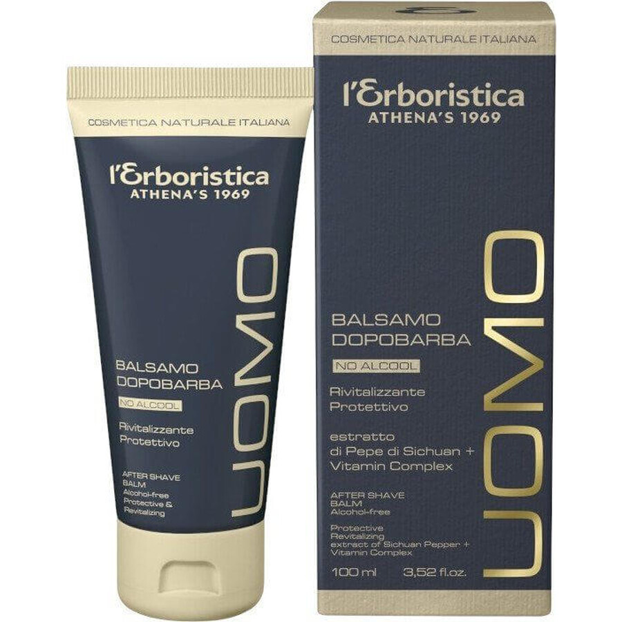 Erboristica Athena's aftershave balm pentru piele sensibilă fără alcool 100 ml