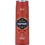 Old Spice Captain Shower gel and shampoo with sandalwood and citrus notes 400 ml