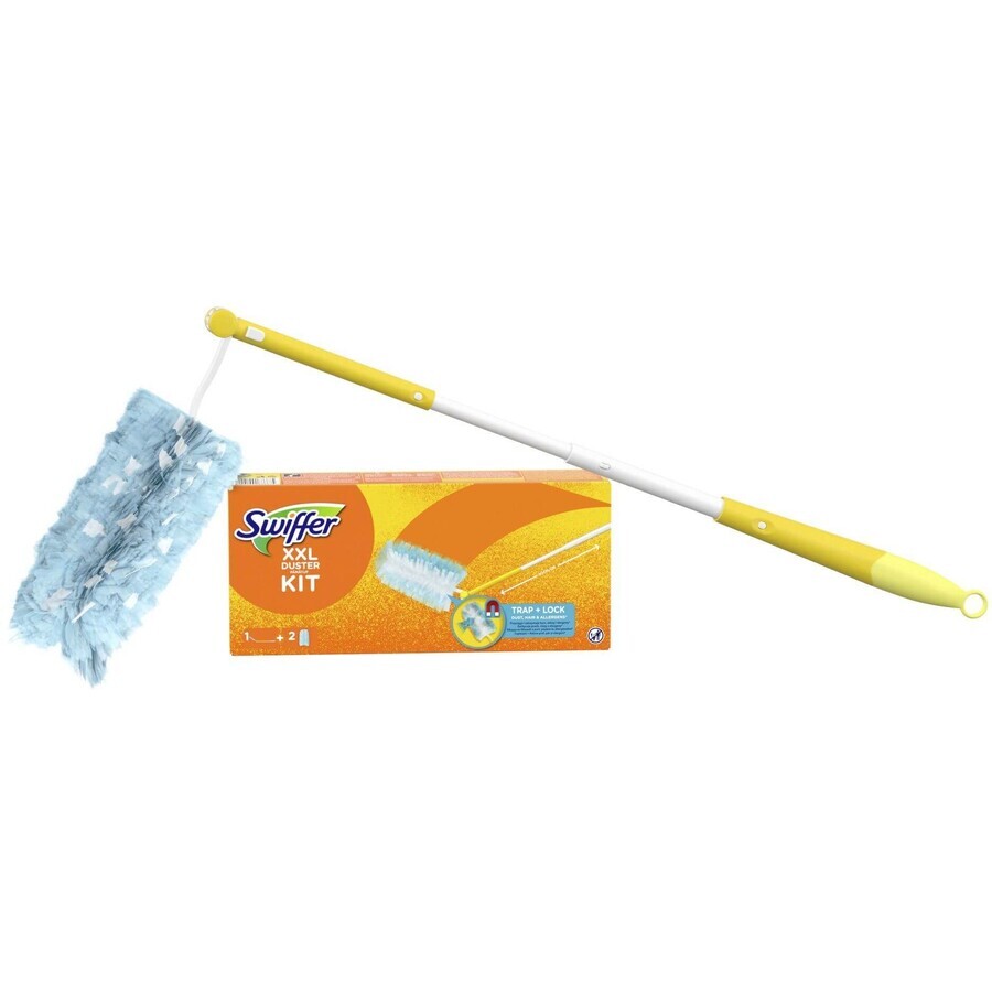 Swiffer XXL para limpieza en seco 1 mango + 2 aspiradores