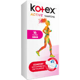 Kotex ® Active Super Active Compresas 16 unidades