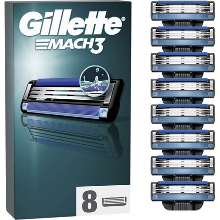 Gillette Mach3 Testine di ricambio per uomo 8 pz.