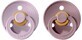 BIBS Colour fopspenen van natuurlijk rubber - maat 1, Dusky Lilac/Heather