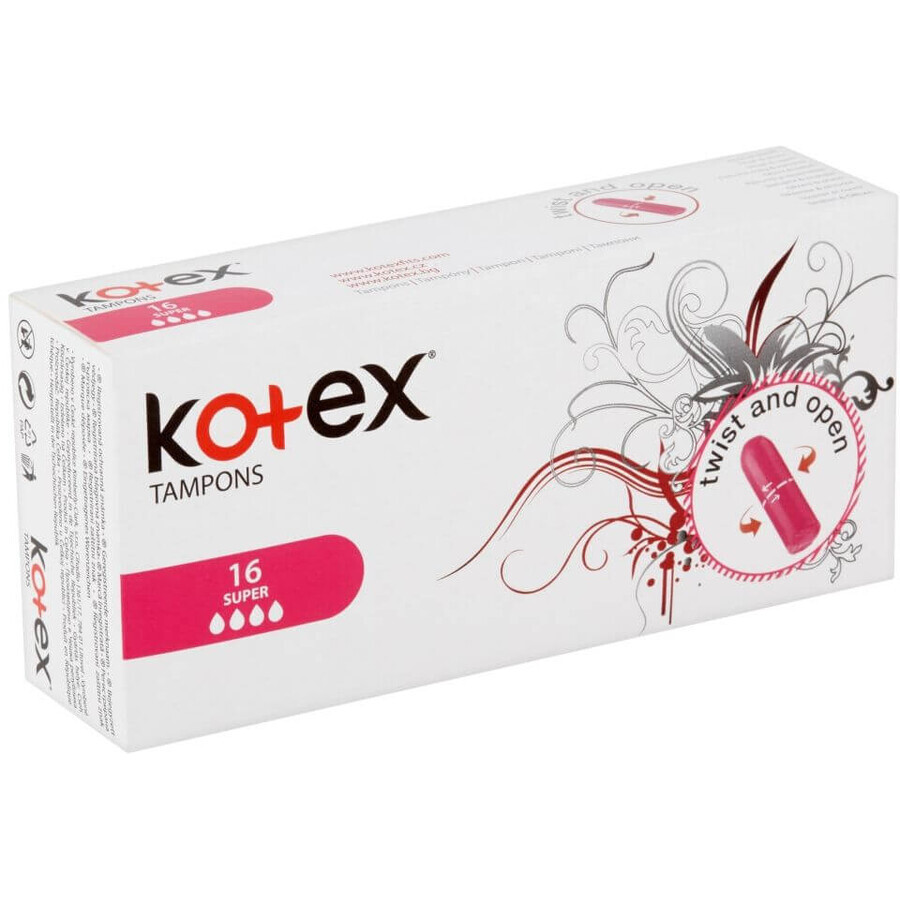 Kotex Super Pads Sanitary Pads 16 pcs