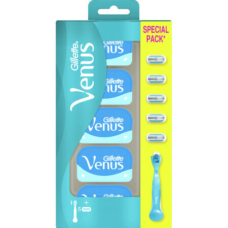 Maquinilla de afeitar Gillette Venus Smooth + 5 cabezales de afeitado