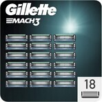 Cabezales de afeitado de recambio para hombre Gillette Mach3 Mach3 18 piezas