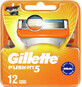 Cabezales de recambio Gillette Fusion 12 unidades