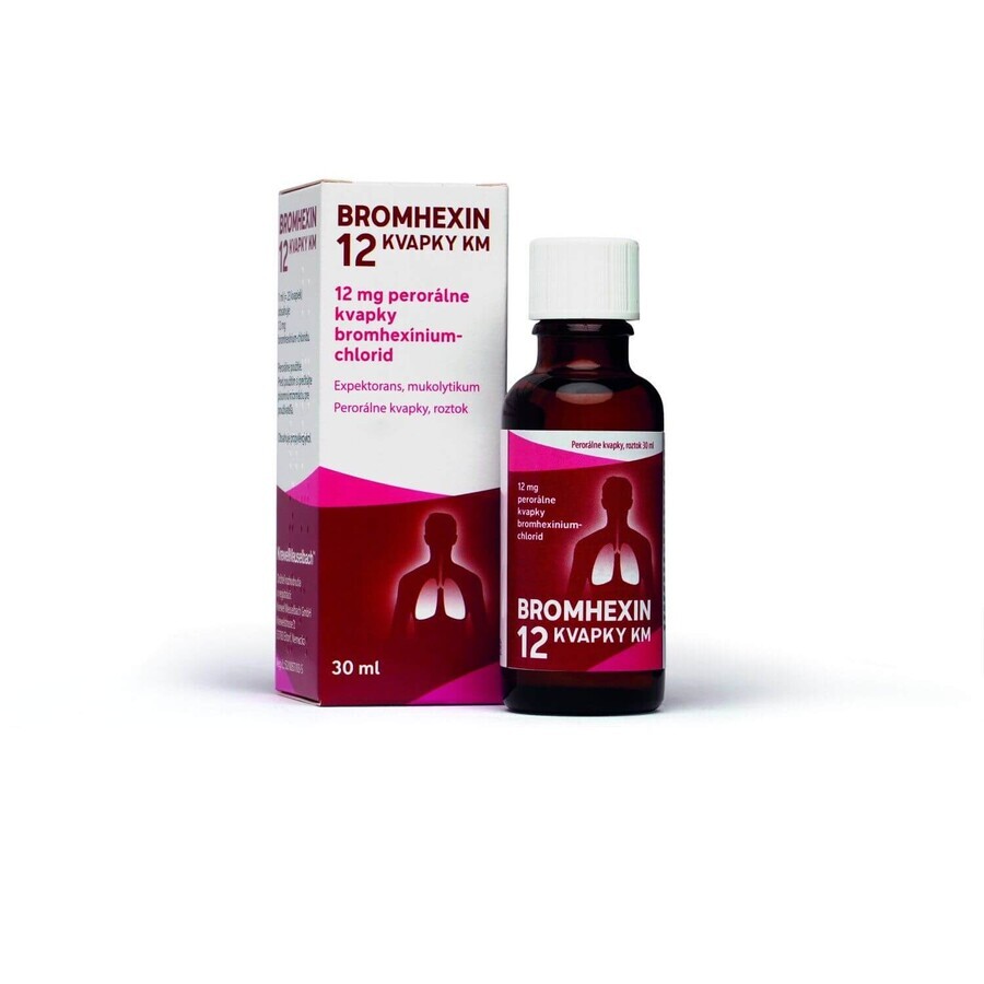 Bromhexine 12 gouttes 30 ml