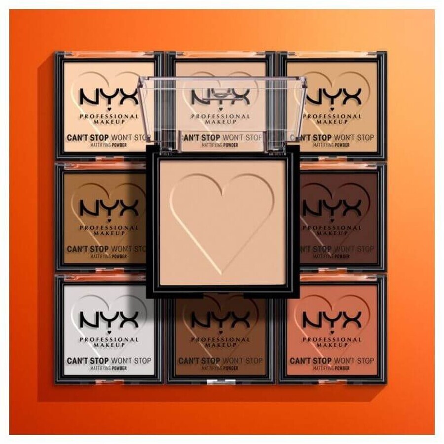 NYX Professional Makeup NYX Professional Makeup Can't Stop Won't Stop Mattifying Powder - 13 Bright Peach 6 g