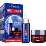 L'Oréal Paris Revitalift Laser night serum with 0.2% pure retinol, 30 ml + Revitalift Laser X3 day cream SPF 25, 50 ml